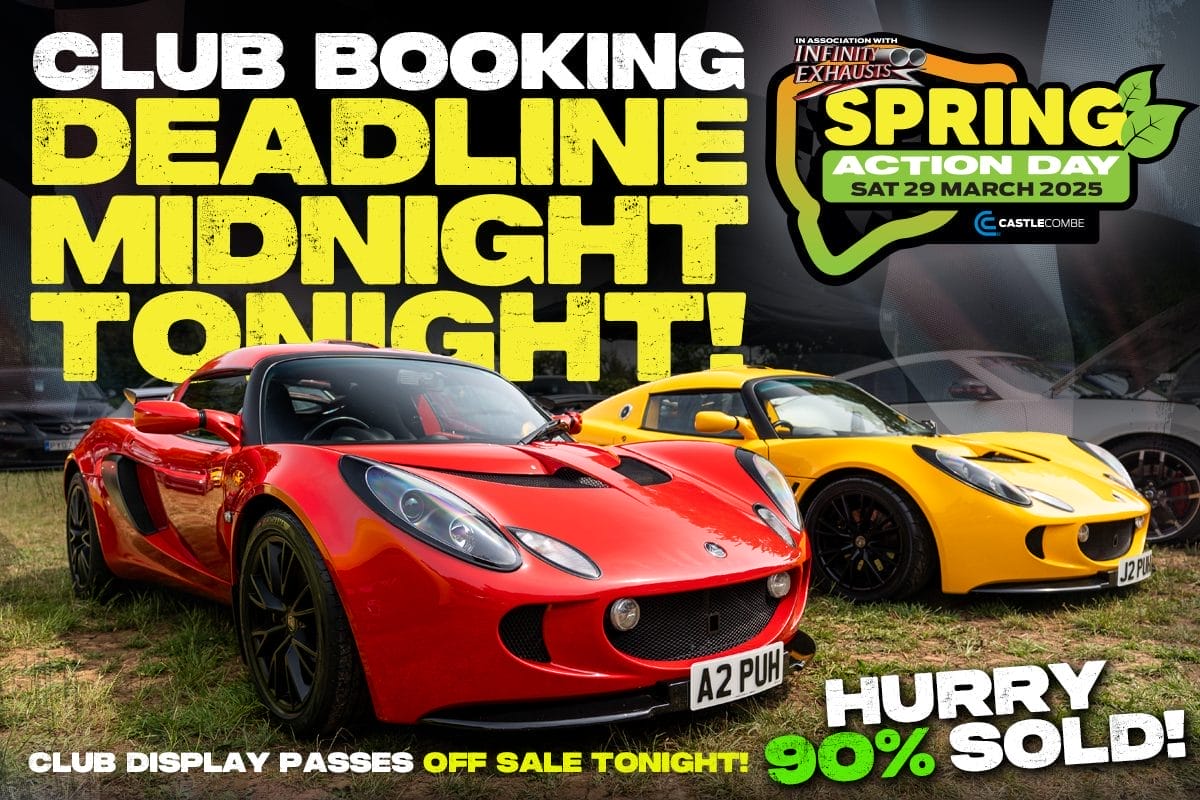 LAST CHANCE FOR SPRING ACTION DAY DISPLAY PASSES – Castle Combe Race ...